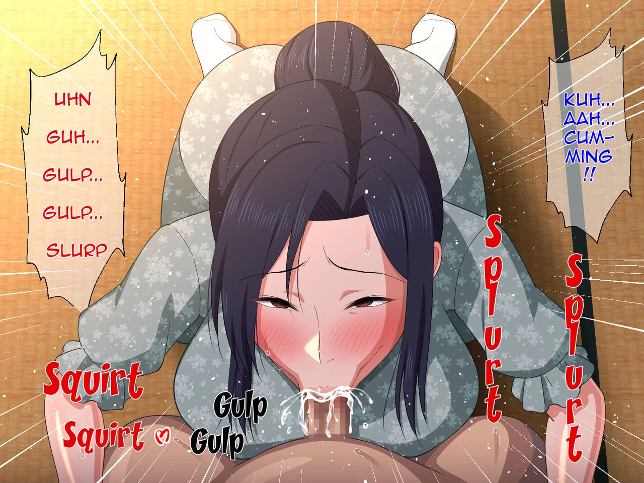 Shigoto Ningen de Kibishikatta Hahaoya wa Musuko to no Kinshin Koubi de Midara ni Aeide Jusei SuruStrict Workaholic Mother is Gasping L image number 179
