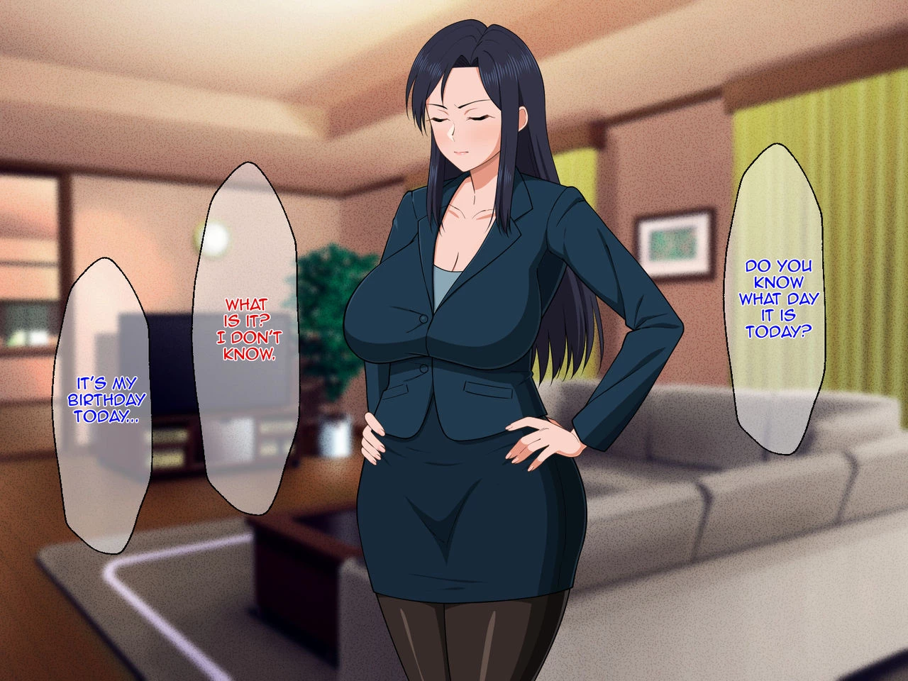 Shigoto Ningen de Kibishikatta Hahaoya wa Musuko to no Kinshin Koubi de Midara ni Aeide Jusei SuruStrict Workaholic Mother is Gasping L image number 6