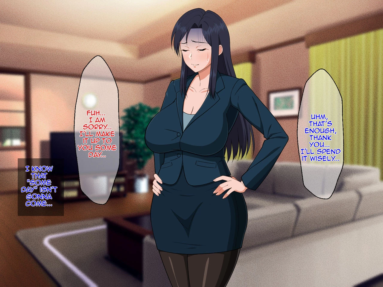 Shigoto Ningen de Kibishikatta Hahaoya wa Musuko to no Kinshin Koubi de Midara ni Aeide Jusei SuruStrict Workaholic Mother is Gasping L image number 8