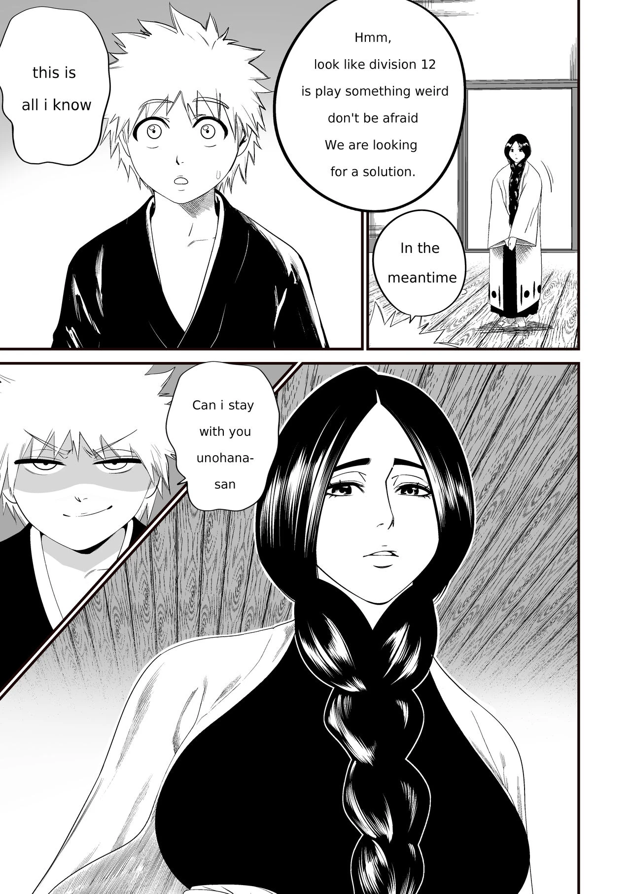 Ichigo x Unohana image number 1