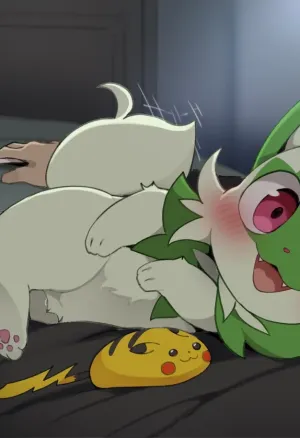 Weed cats in bed