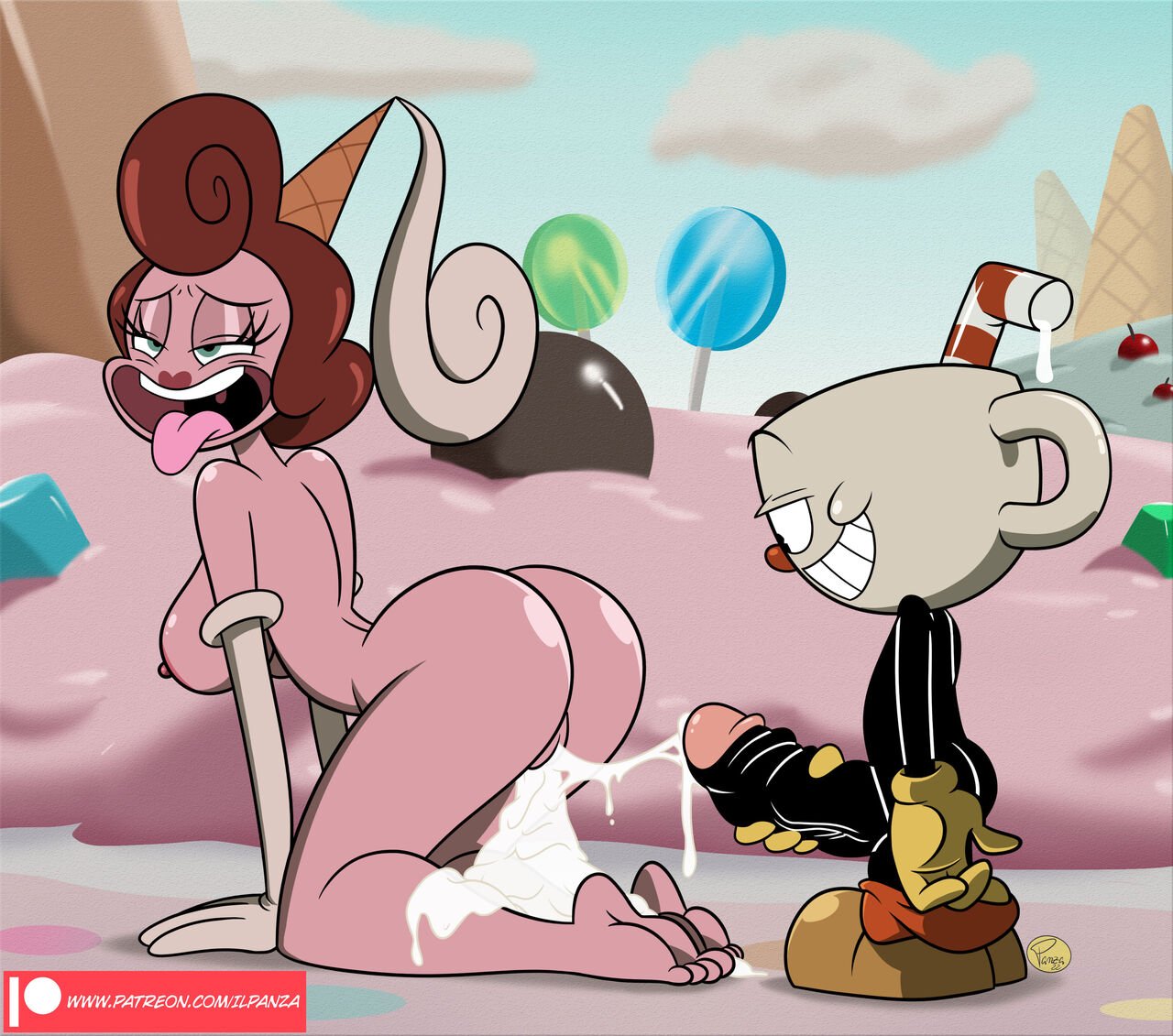 IlPanza - Baroness Von Bon Bon & Cala Maria porn image number 3