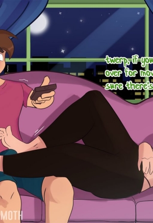 Movie night with Vicky