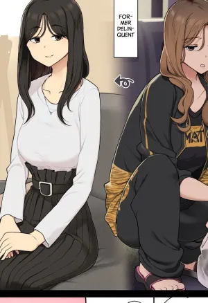 An Ex-Delinquent Lets Her Old Self Slip Out  MotoYan ga Dechau Onee-san