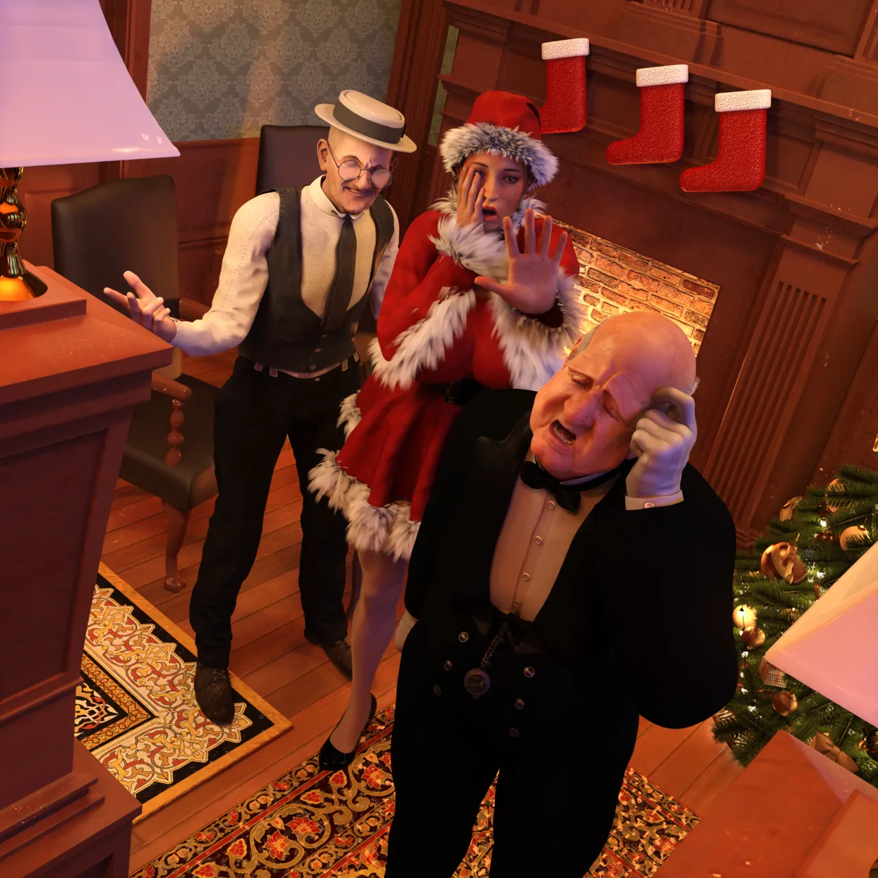 Lara Croft in  Christmas Gift  Winston image number 29