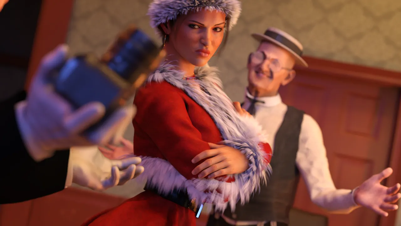 Lara Croft in  Christmas Gift  Winston image number 31