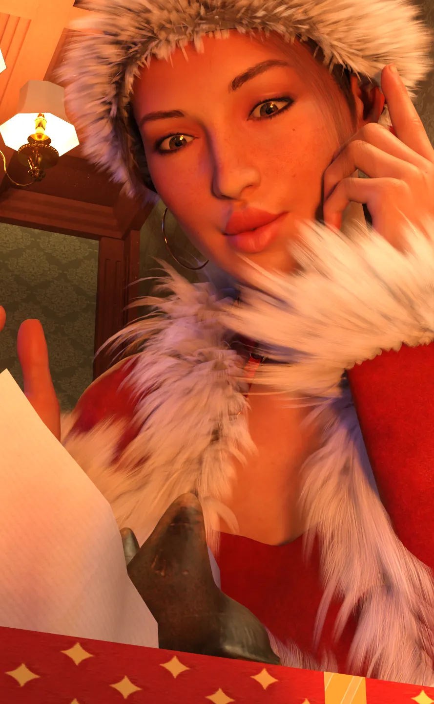 Lara Croft in  Christmas Gift  Winston image number 5