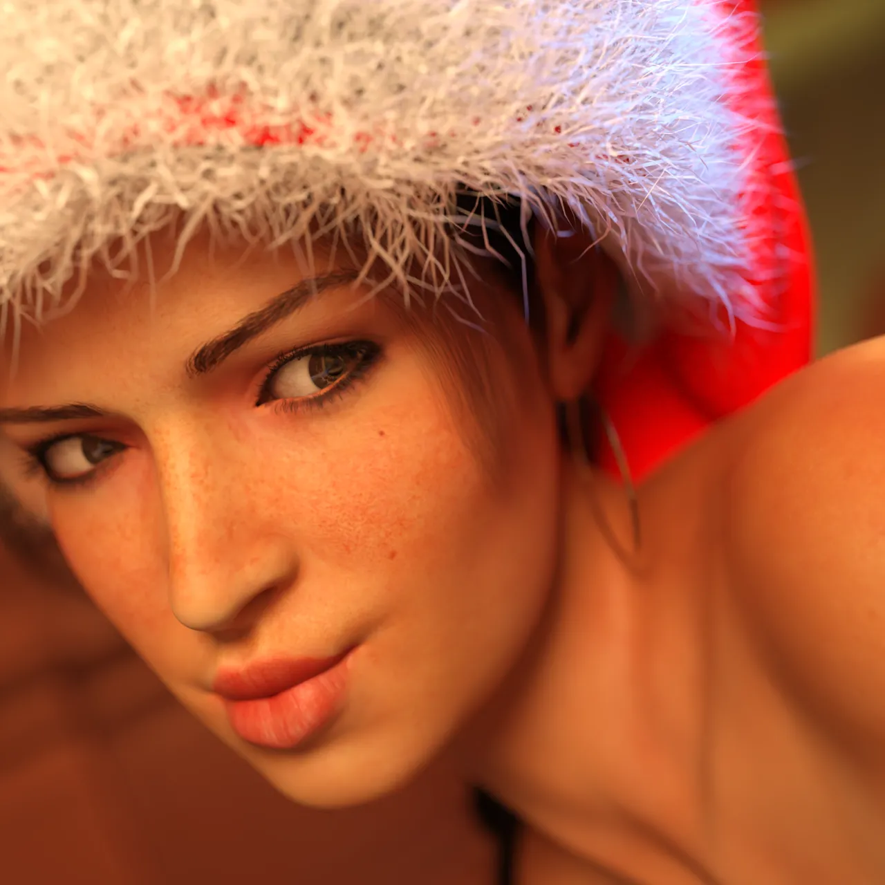 Lara Croft in  Christmas Gift  Winston image number 68