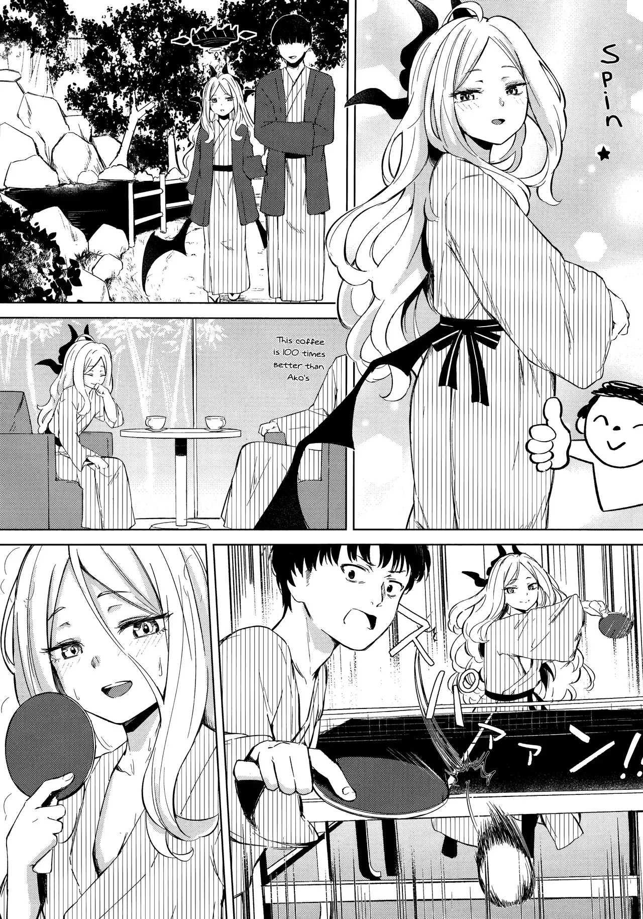 Going to a steamy private outdoor hot spring with a clingy chairwoman image number 5