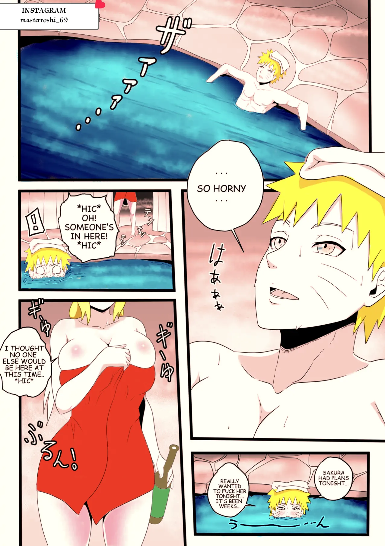 Naruto X Tsunade Hotspring Affair image number 1