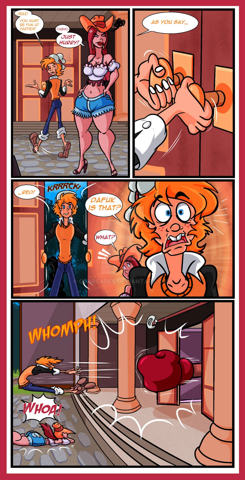 Johnny and Marshie - A House of Boobs image number 9