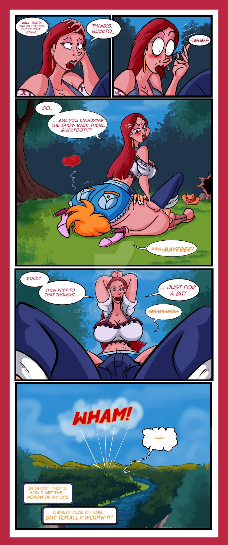 Johnny and Marshie - A House of Boobs image number 4