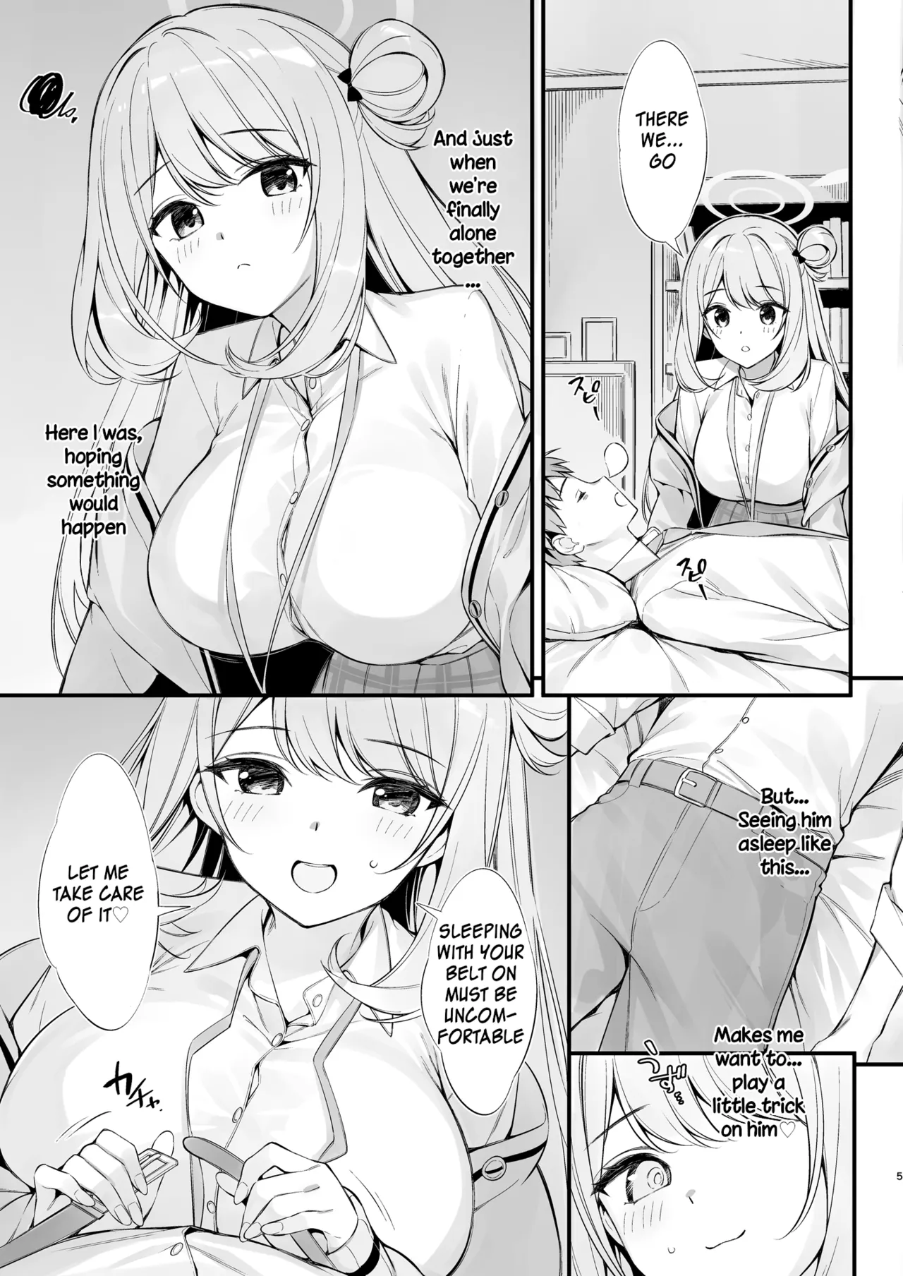 Sensei, are you sleeping? May I assault you?  Sensei, Nechattan desu ka? Osocchattemo Ii desu ka? image number 3