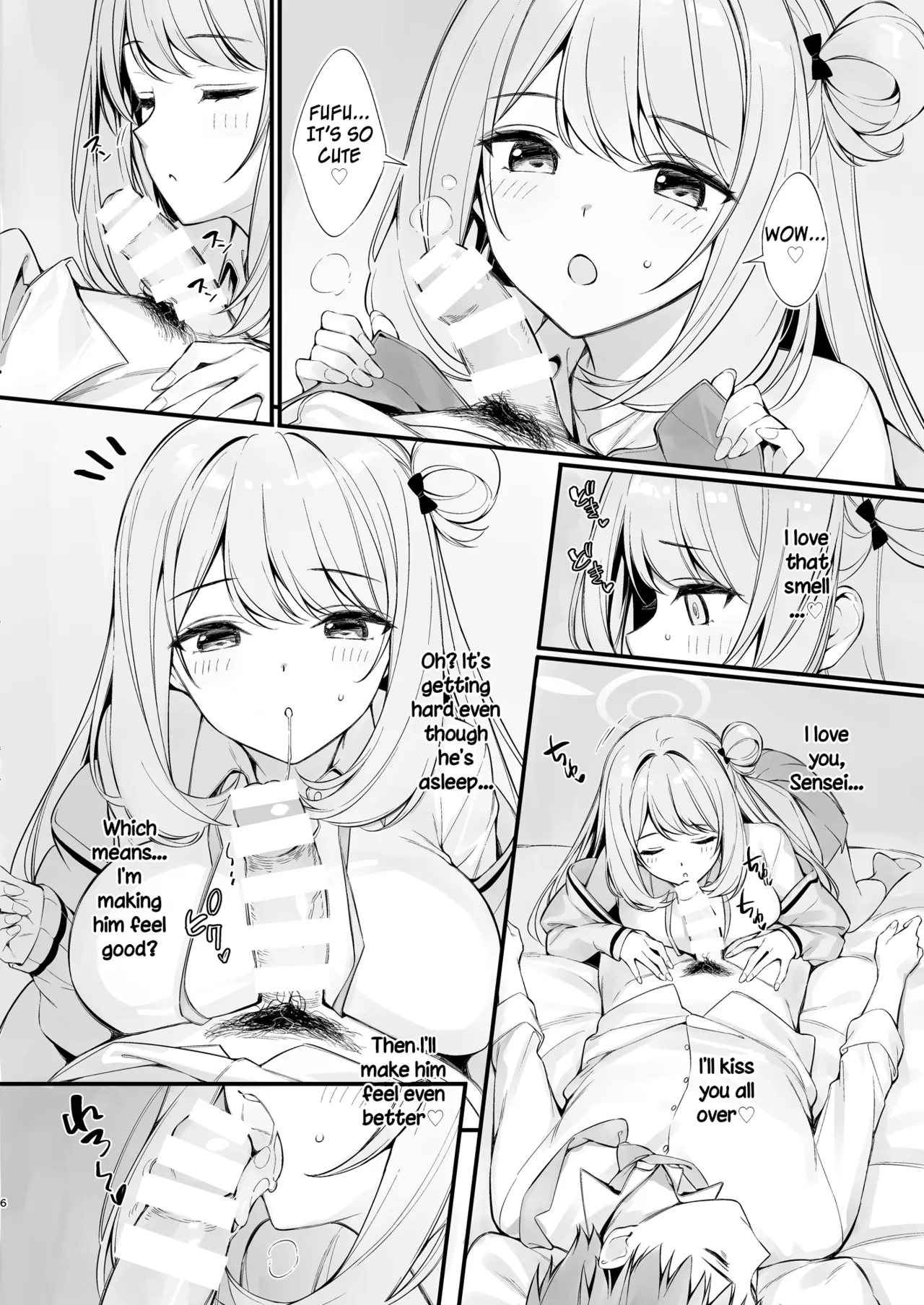 Sensei, are you sleeping? May I assault you?  Sensei, Nechattan desu ka? Osocchattemo Ii desu ka? image number 4