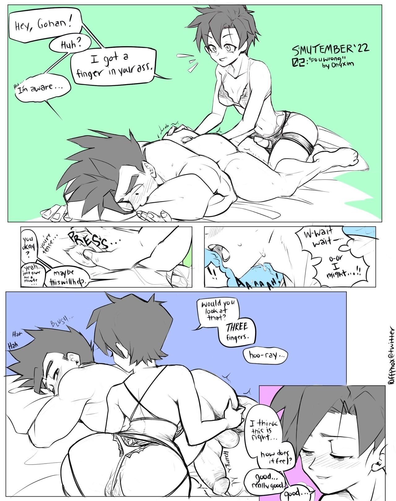 Puffphox - Gohan x Videl Sex Life One-Shots (Dragon Ball Super) porn comic image number 7