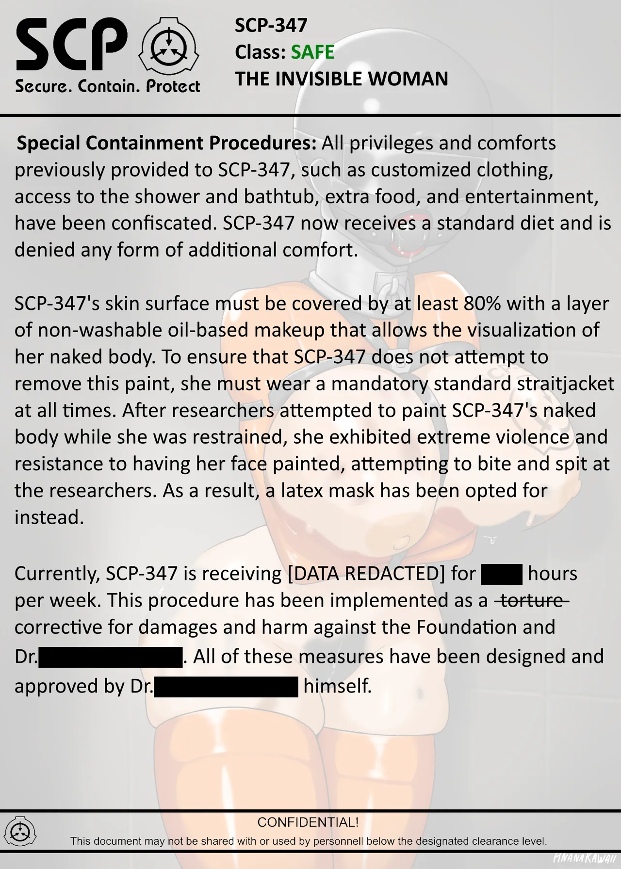 SCP-347 INVISIBLE WOMAN image number 4
