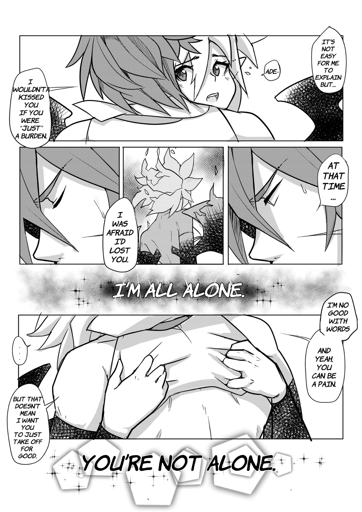 puffphox - In other words? Black n White English hentai image number 8