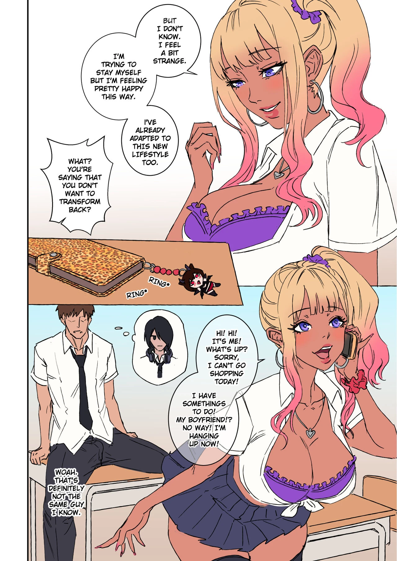 My Shy  Friend Turned Into a Gal Girl and Wants Me to Fuck Her image number 10