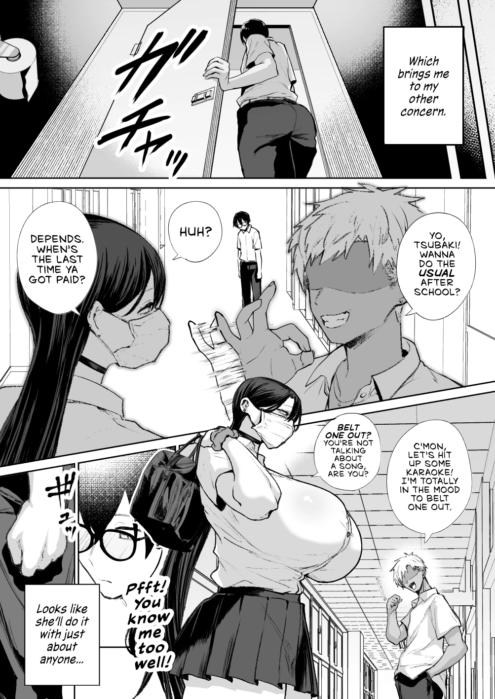 Kind Gyaru x Nerdy Otaku: This Bitch Even Let a Geek Like Me Creampie Her Slutty Pussy!  Otaku no Boku ni mo Nakadashi Sasete Kureru Yasashii Yariman Bitch Gal image number 4