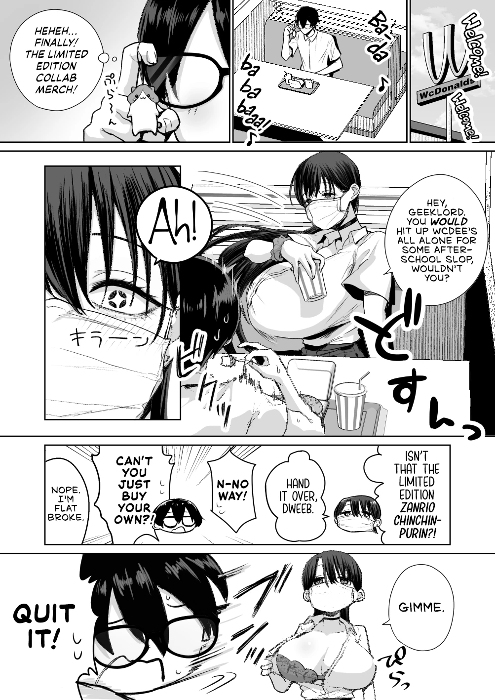 Kind Gyaru x Nerdy Otaku: This Bitch Even Let a Geek Like Me Creampie Her Slutty Pussy!  Otaku no Boku ni mo Nakadashi Sasete Kureru Yasashii Yariman Bitch Gal image number 5