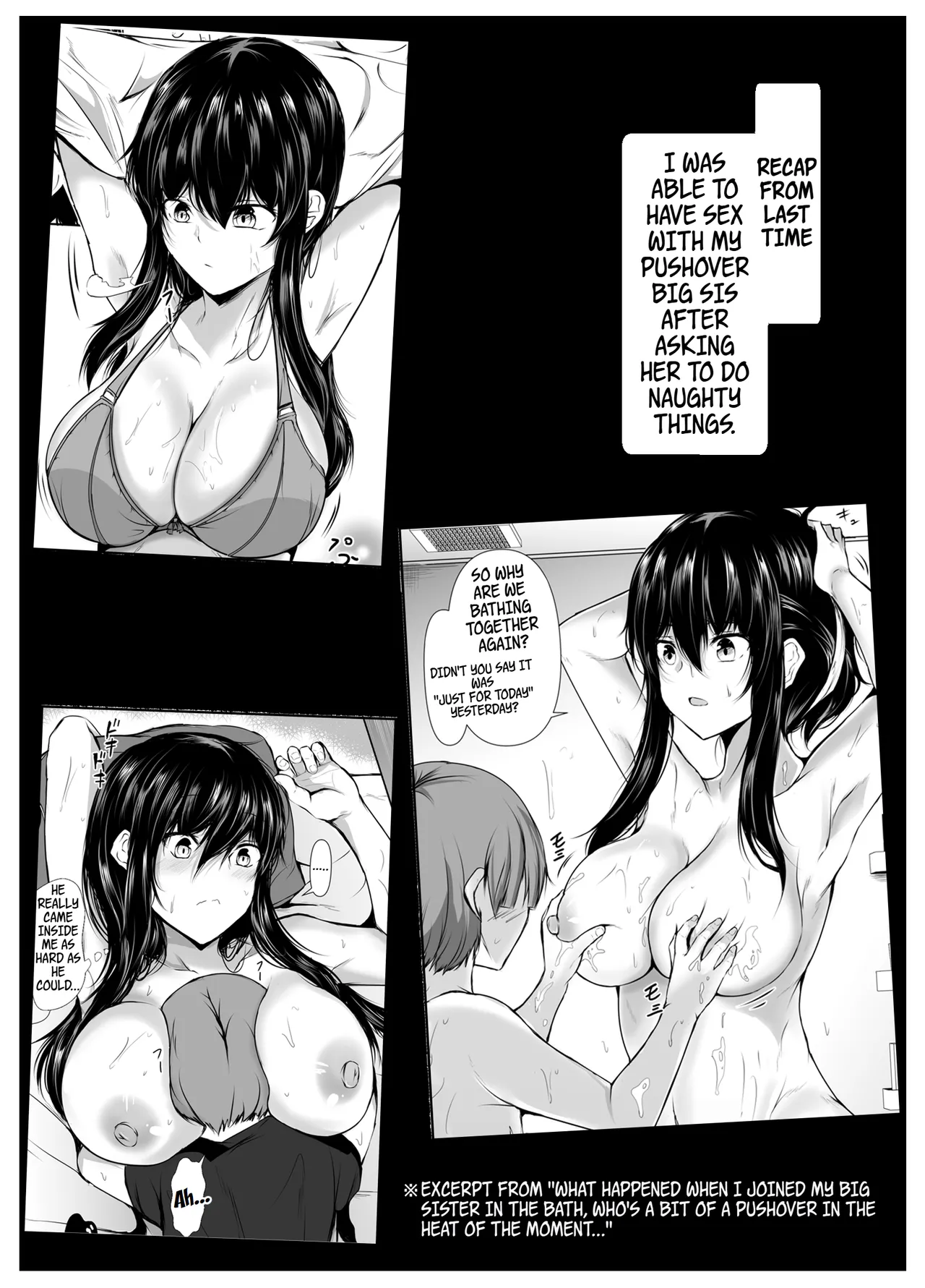 What Happened When I Went to an Onsen WIth My Big Sister, Whos a Bit of a Pushover in the Heat of the Moment... image number 1