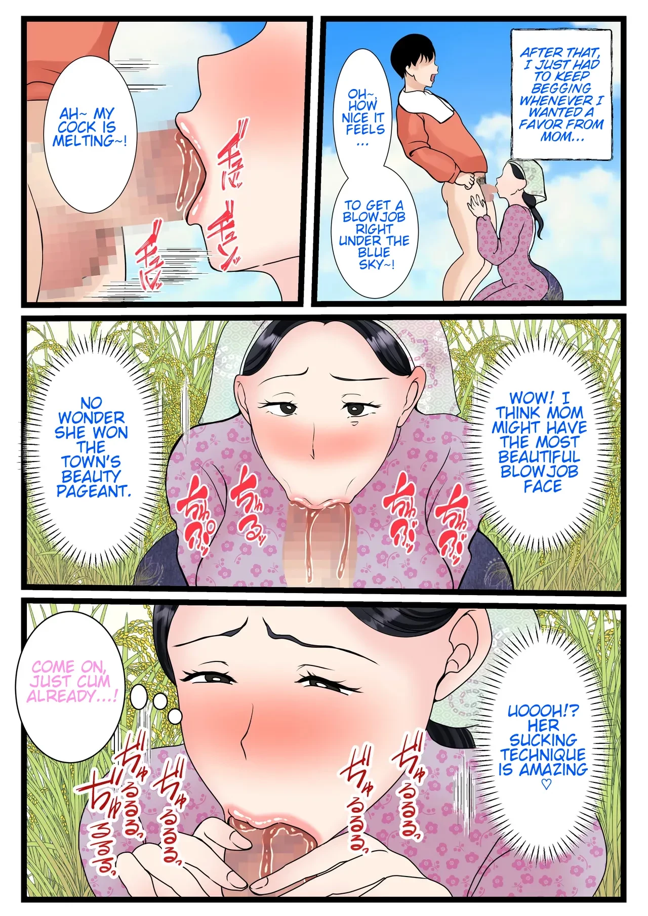 A country mother who makes her son horny. ~My mothers pussy is so erotic, I love it~ Musuko o Muramura Saseru Inaka no Okaa-san ~Haha no Furusato Manko wa Attakai~ image number 21