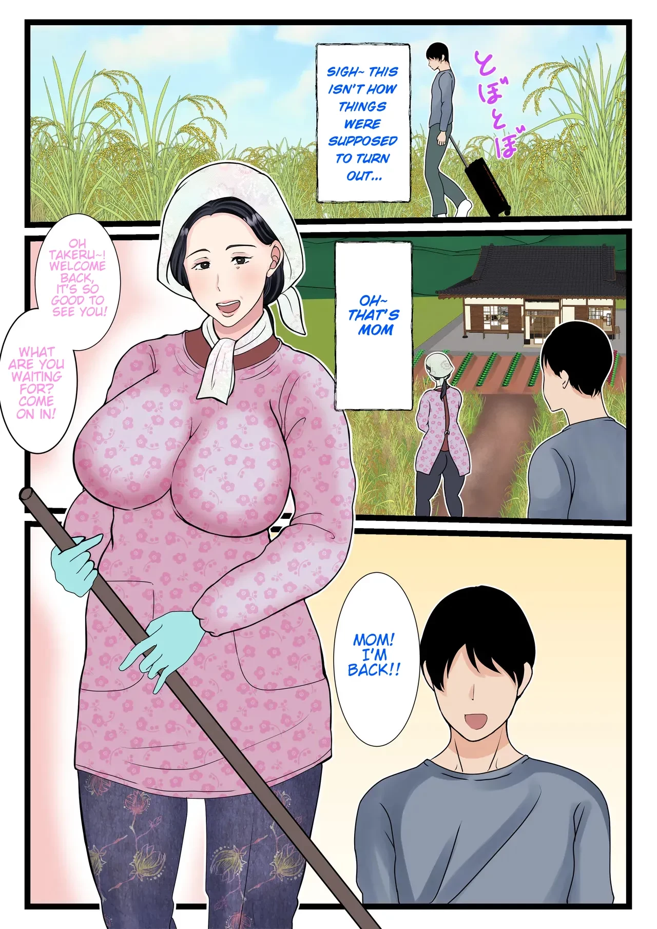 A country mother who makes her son horny. ~My mothers pussy is so erotic, I love it~ Musuko o Muramura Saseru Inaka no Okaa-san ~Haha no Furusato Manko wa Attakai~ image number 3