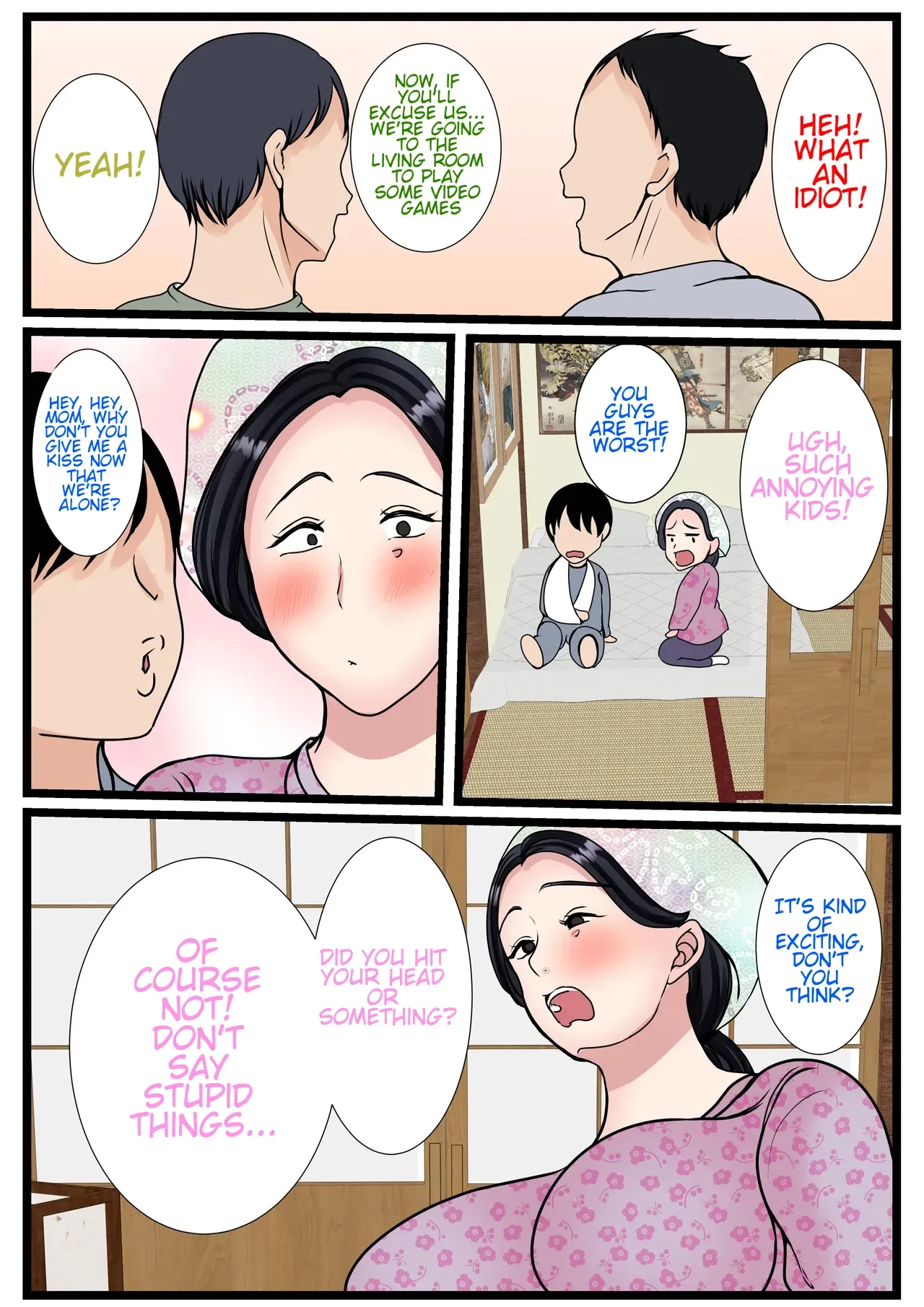 A country mother who makes her son horny. ~My mothers pussy is so erotic, I love it~ Musuko o Muramura Saseru Inaka no Okaa-san ~Haha no Furusato Manko wa Attakai~ image number 46