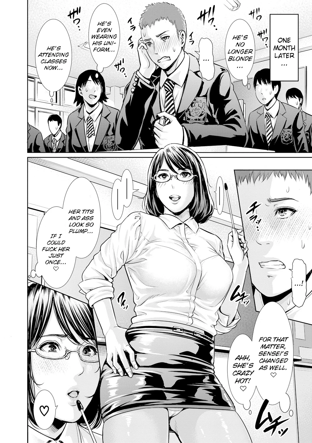 Insatiably Lustful Teachers  Sensei wa Seiyoku o Osaerarenai image number 159