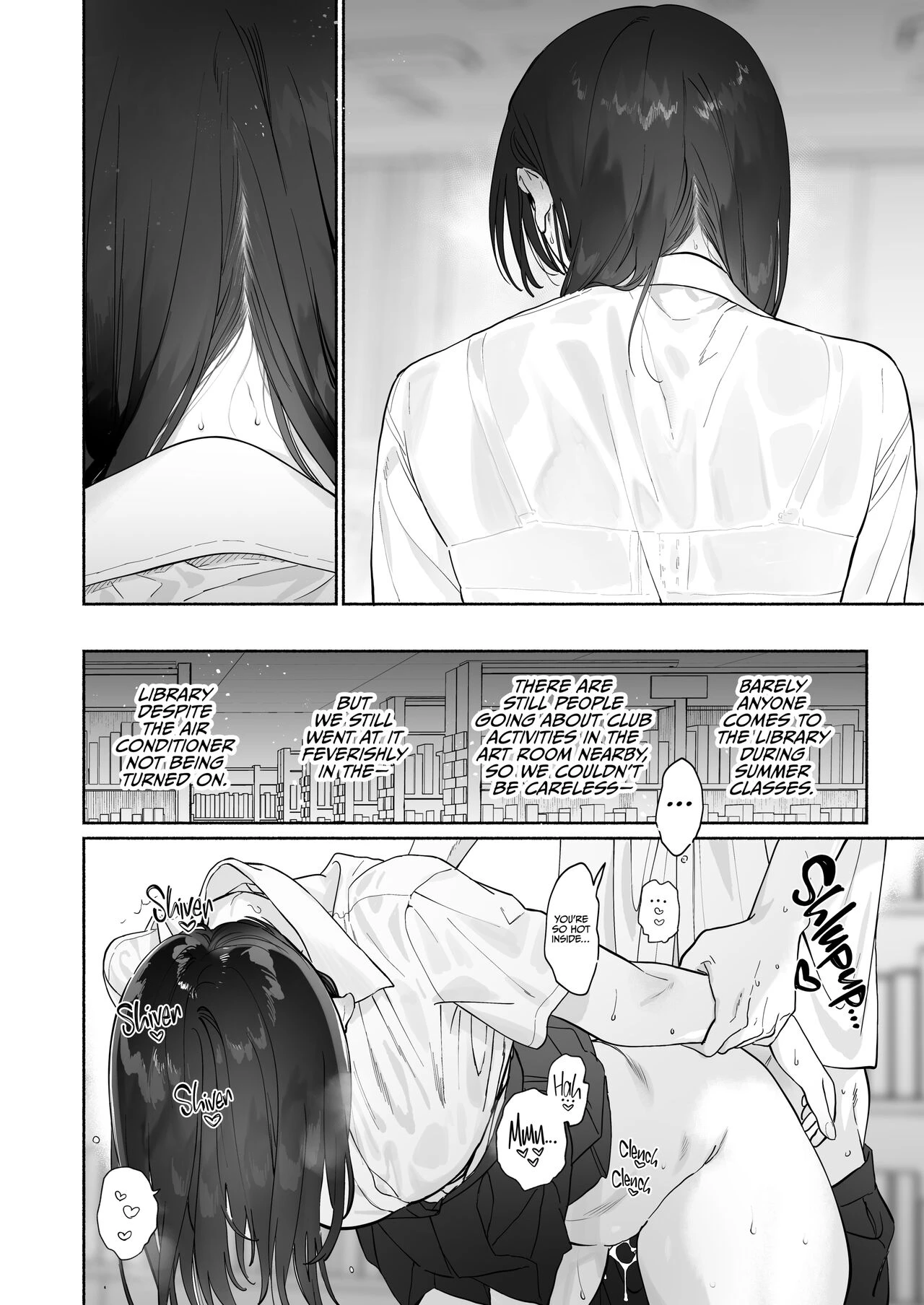 Mukuchi na Tosho Iin to Sex Zuke.  Addicted to Sex With a Taciturn Library Committee Member: summer vacation image number 22