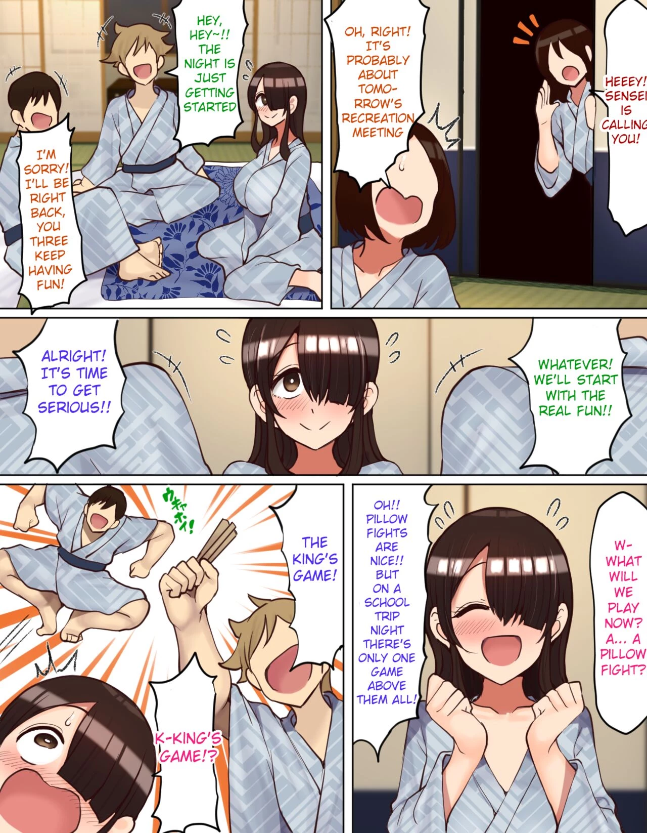 Gloomy-chan Ended Up in a Lively Group on the School Trip   Shuugaku Ryokou de YouCha to Onaji Group ni Nacchatta Mekakure InCha-chan image number 4