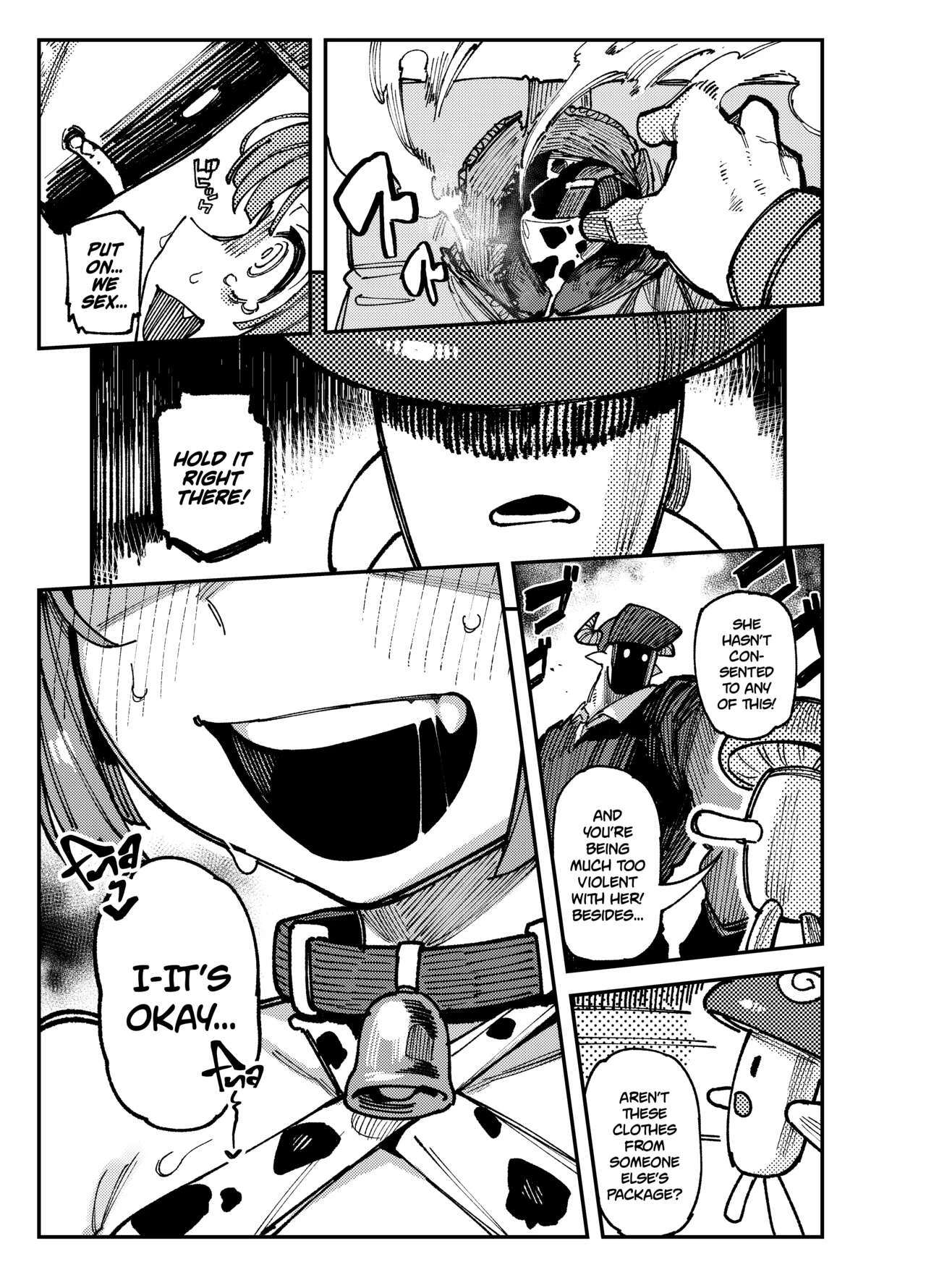 MY HOUSE WAS WAY TOO HUMID. SO MUCH, IN FACT, MUSHROOMS STARTED GROWING IN IT! WELL. THOSE MUSHROOMS WERE ACTUALLY HALLUCINOGENIC! SO, AFTER ACCIDENTALLY EATING SOME I ENDED UP LIKE, CRAZY HORNY! THEN SOME STUFF HAPPENED. (PREQUEL) image number 19