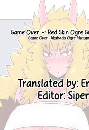 Game Over Red Skin Ogre Girl Edition