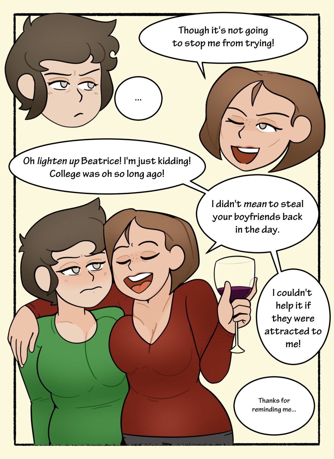 deadenddraws - Cathies Surprise Visit porn comic image number 9