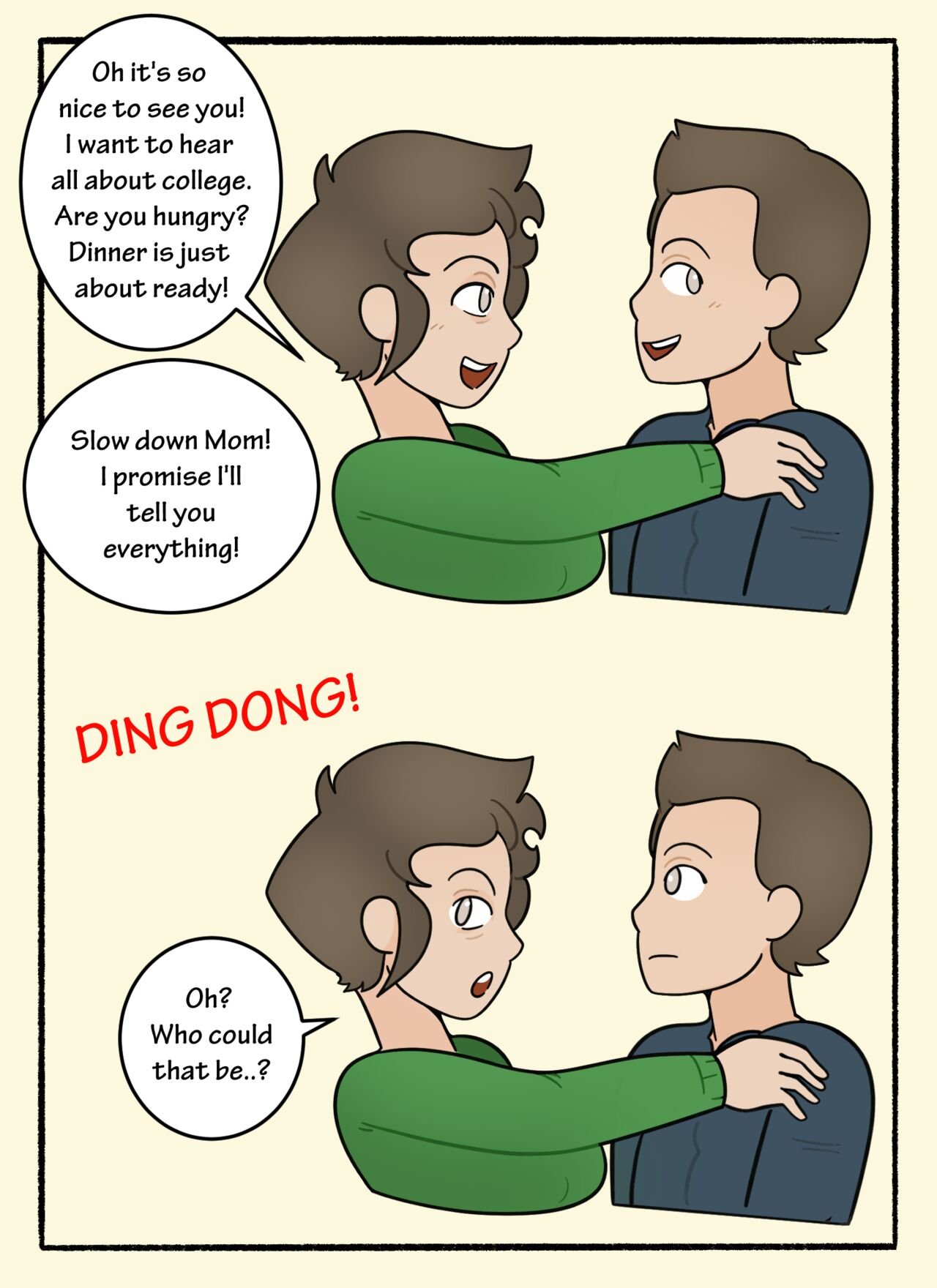 deadenddraws - Cathies Surprise Visit porn comic image number 4