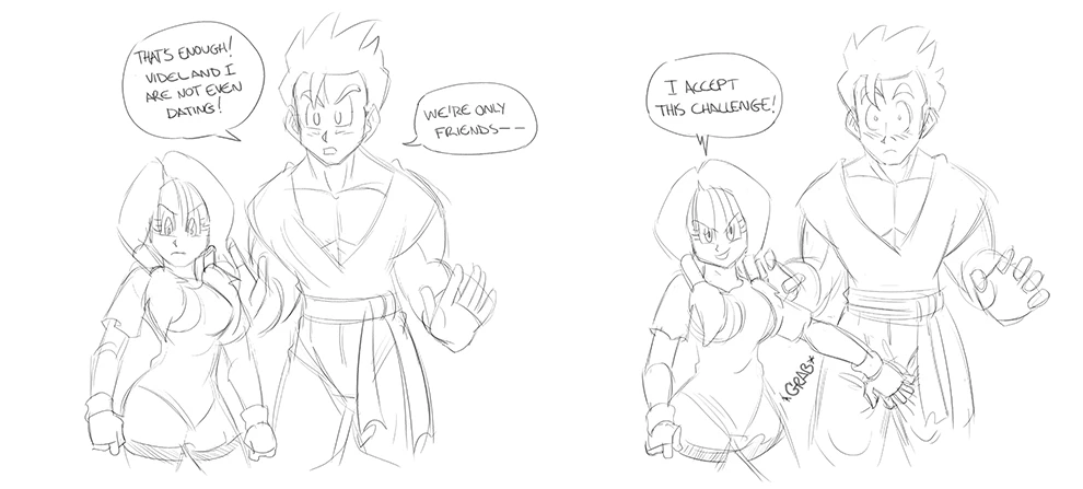 Videl meets Chichi image number 13