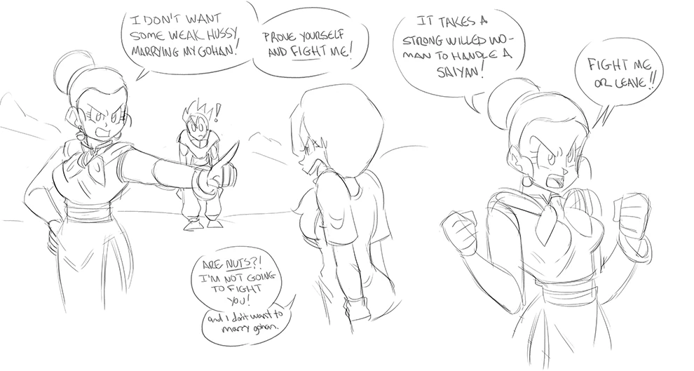 Videl meets Chichi image number 3