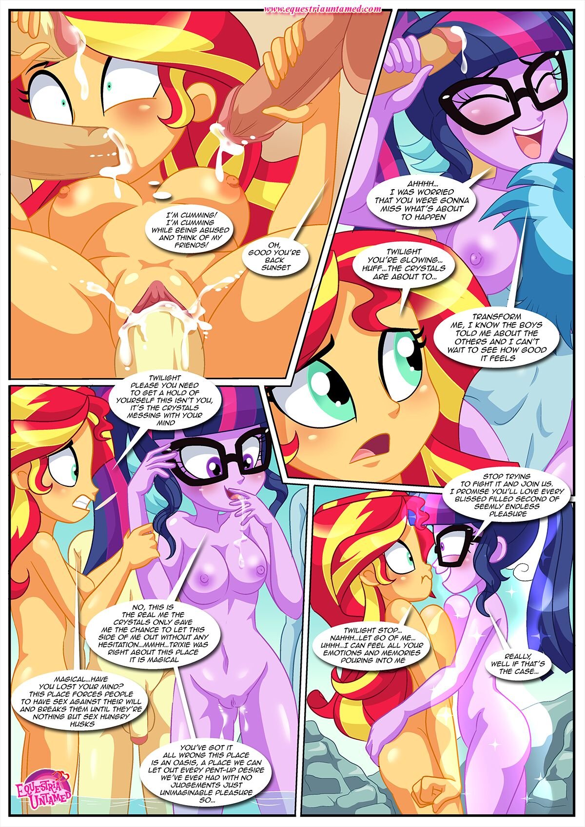Palcomix - Party At Rainbow Cove (My Little Pony: Friendship is Magic) image number 15