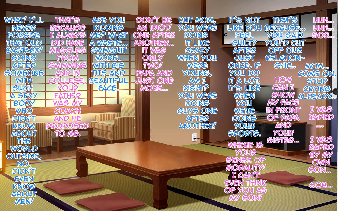 Guerrilla Gouu no Sei de Kaa-chan to Yado de Ippaku Suru Hame ni Natta Hanashi.  How I Fucked My Mother Because a Rain Storm Forced Us to Stay at an Inn Overnight image number 63