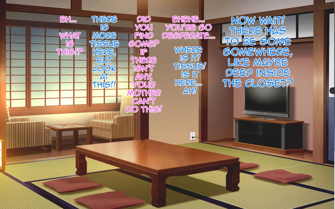 Guerrilla Gouu no Sei de Kaa-chan to Yado de Ippaku Suru Hame ni Natta Hanashi.  How I Fucked My Mother Because a Rain Storm Forced Us to Stay at an Inn Overnight image number 71