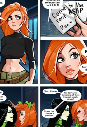 Olena Minko - Kim and Shego: Date on the roof (Kim Possible)