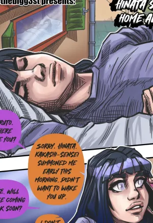 Hinata stays home alone