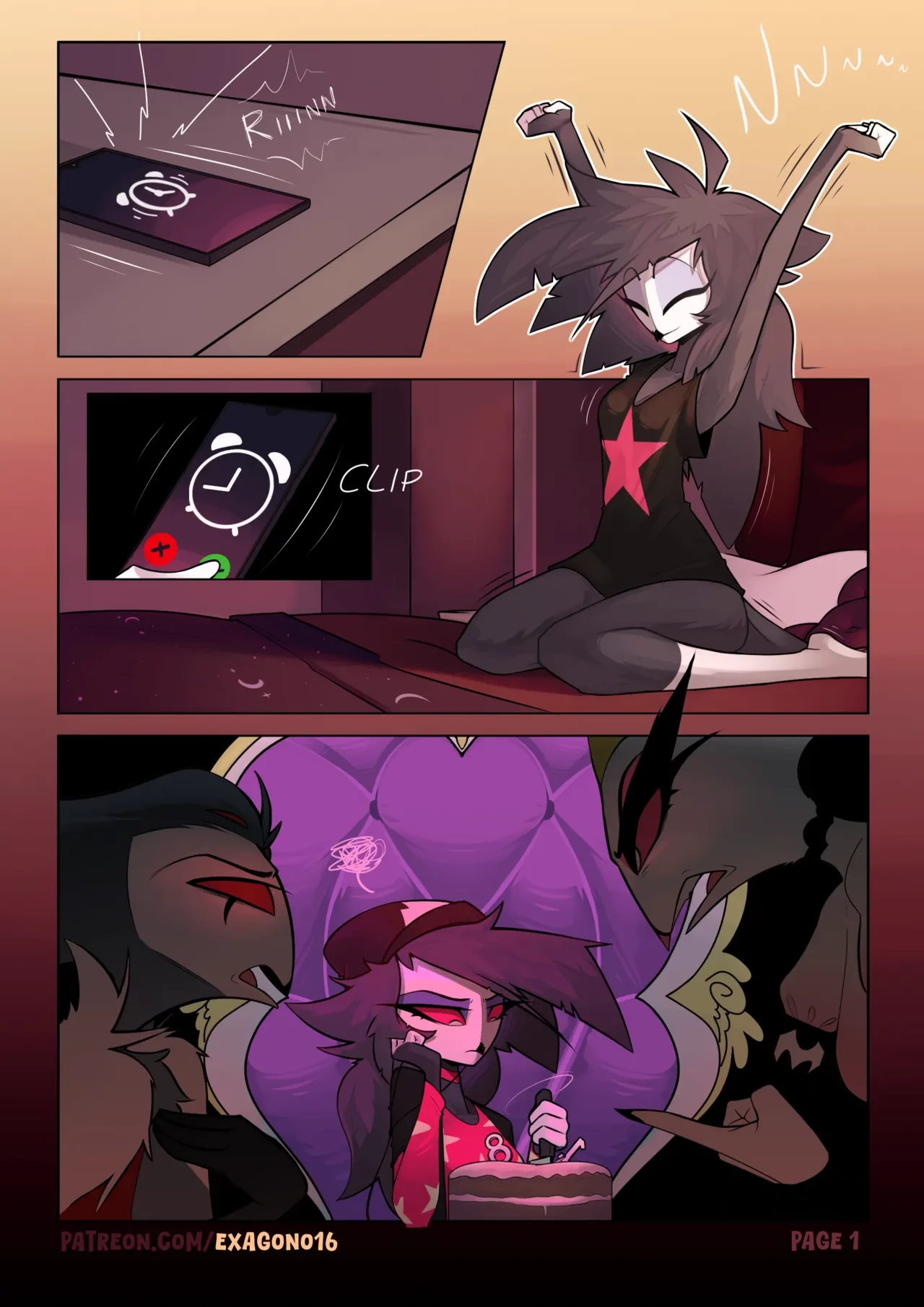 Octavias birthday surprise (Helluva Boss) - Edisson Casamayor (Ongoing) image number 3