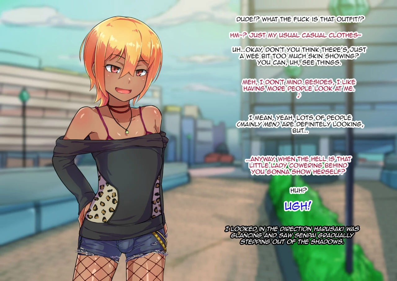 Otokonoko to xx No. 3 ~Kasshoku Inbi na Doukyuusei vs Seijitsu Karin na Seitokaichou~ image number 113