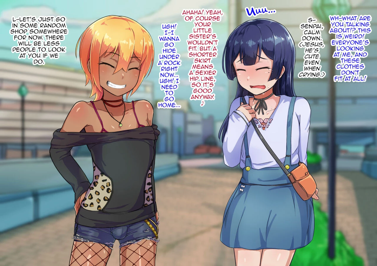 Otokonoko to xx No. 3 ~Kasshoku Inbi na Doukyuusei vs Seijitsu Karin na Seitokaichou~ image number 115