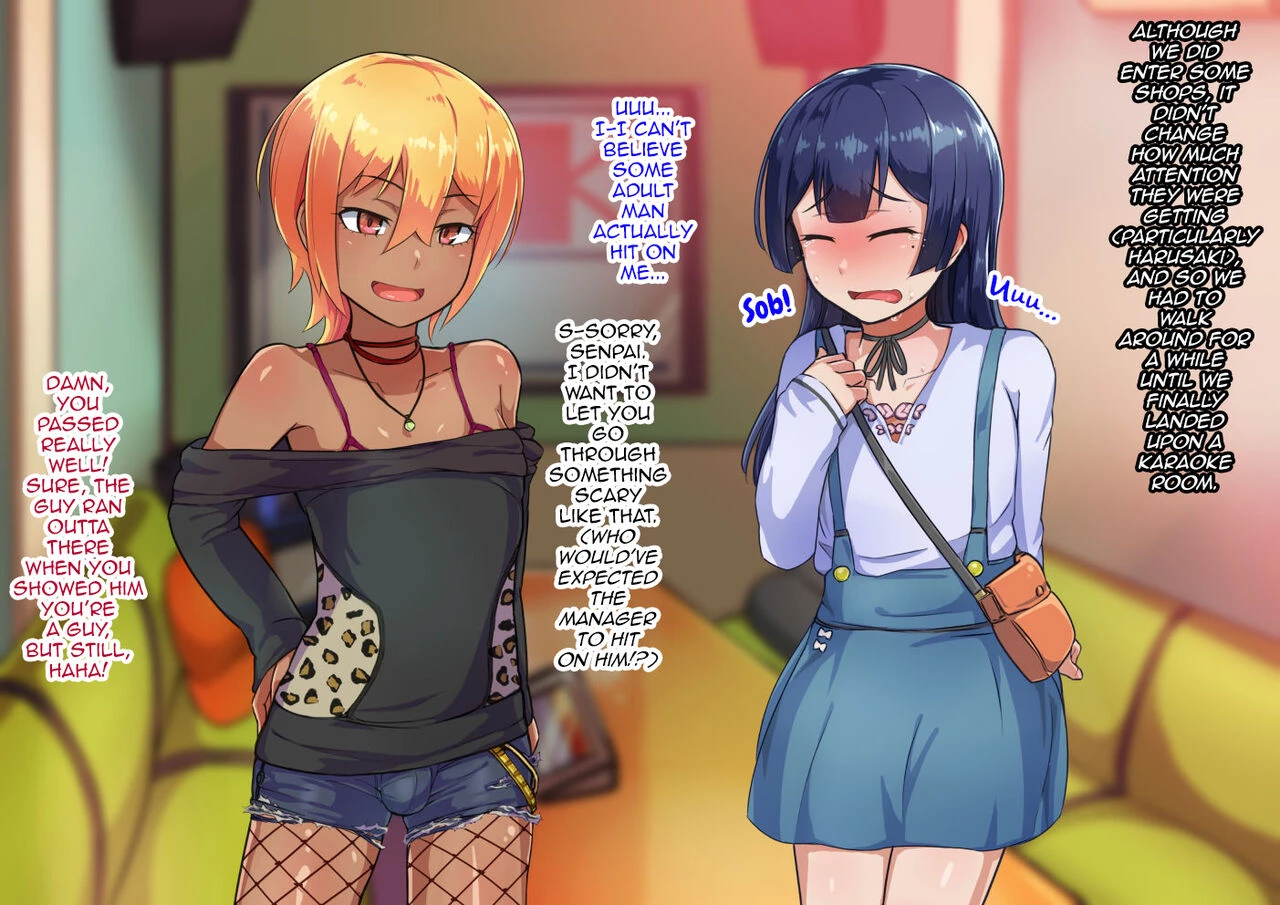 Otokonoko to xx No. 3 ~Kasshoku Inbi na Doukyuusei vs Seijitsu Karin na Seitokaichou~ image number 117