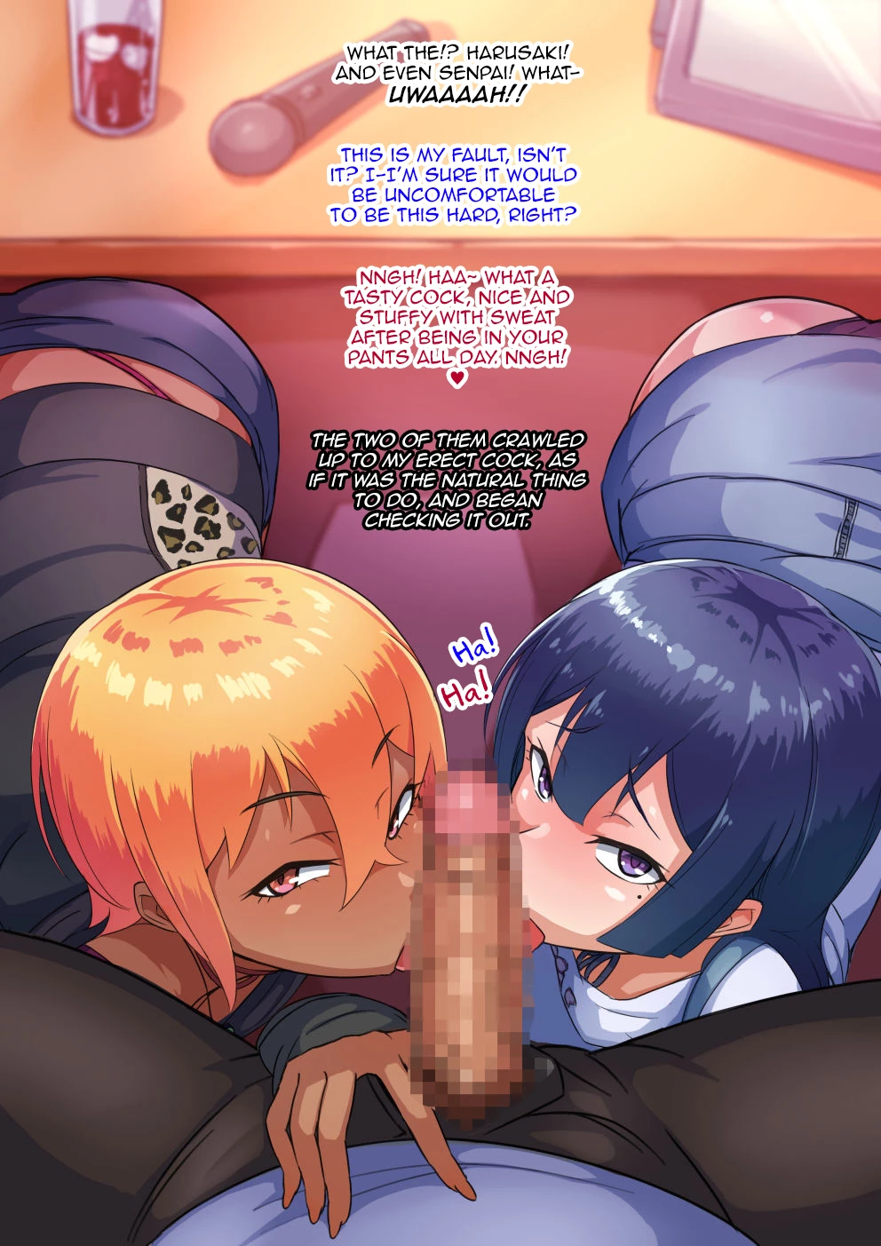 Otokonoko to xx No. 3 ~Kasshoku Inbi na Doukyuusei vs Seijitsu Karin na Seitokaichou~ image number 120