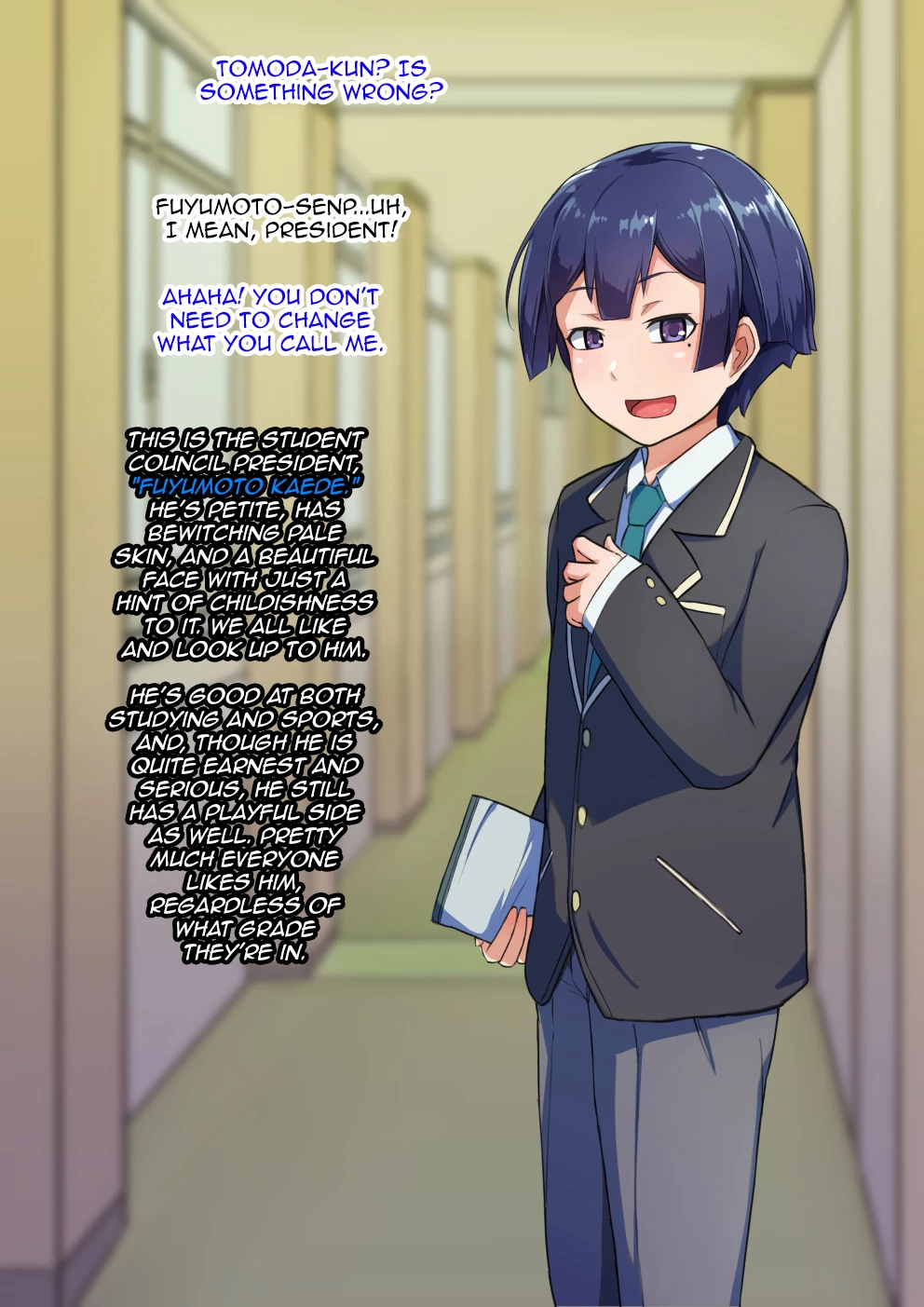 Otokonoko to xx No. 3 ~Kasshoku Inbi na Doukyuusei vs Seijitsu Karin na Seitokaichou~ image number 2