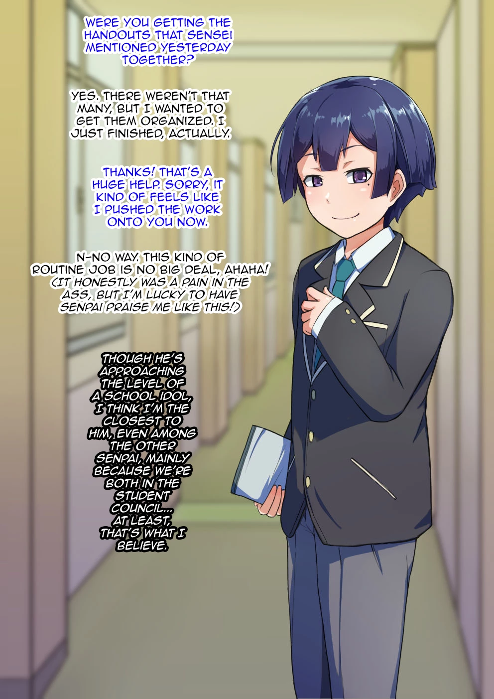 Otokonoko to xx No. 3 ~Kasshoku Inbi na Doukyuusei vs Seijitsu Karin na Seitokaichou~ image number 3