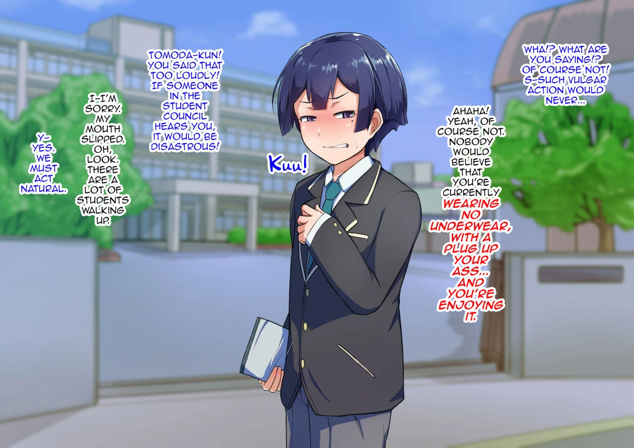 Otokonoko to xx No. 3 ~Kasshoku Inbi na Doukyuusei vs Seijitsu Karin na Seitokaichou~ image number 73